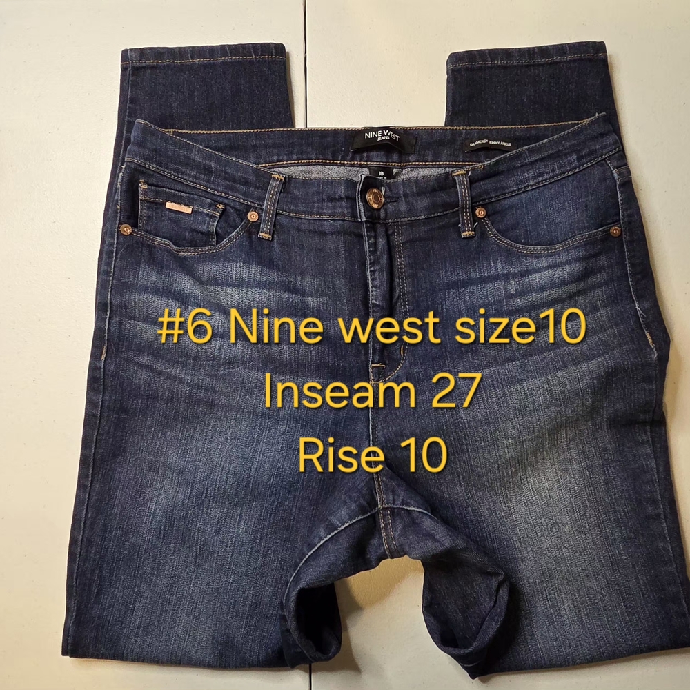 Nine West Indigo Denim Pants